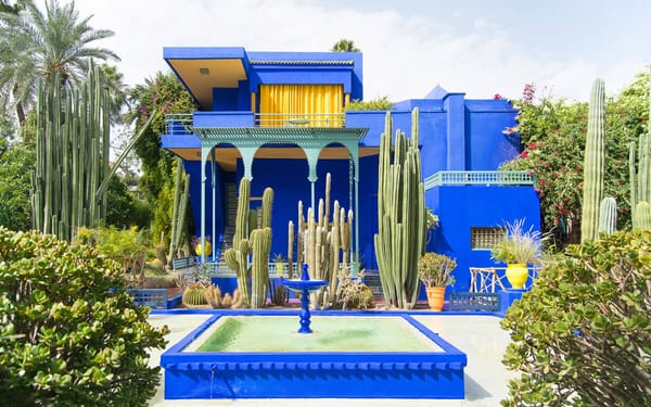 World's most beautiful blue house